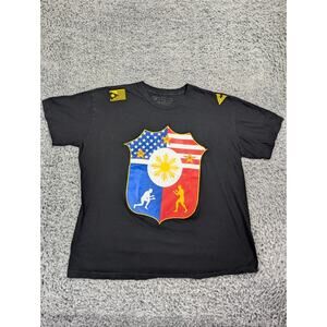 VXRSI Fighter X Fashion Shirt Men Extra Large Black Fight Wear Jiu Jitsu Tee